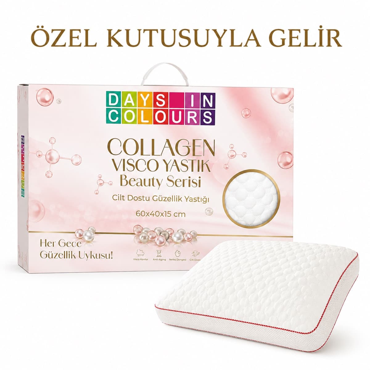 Güzellik Yastığı kutusuyla